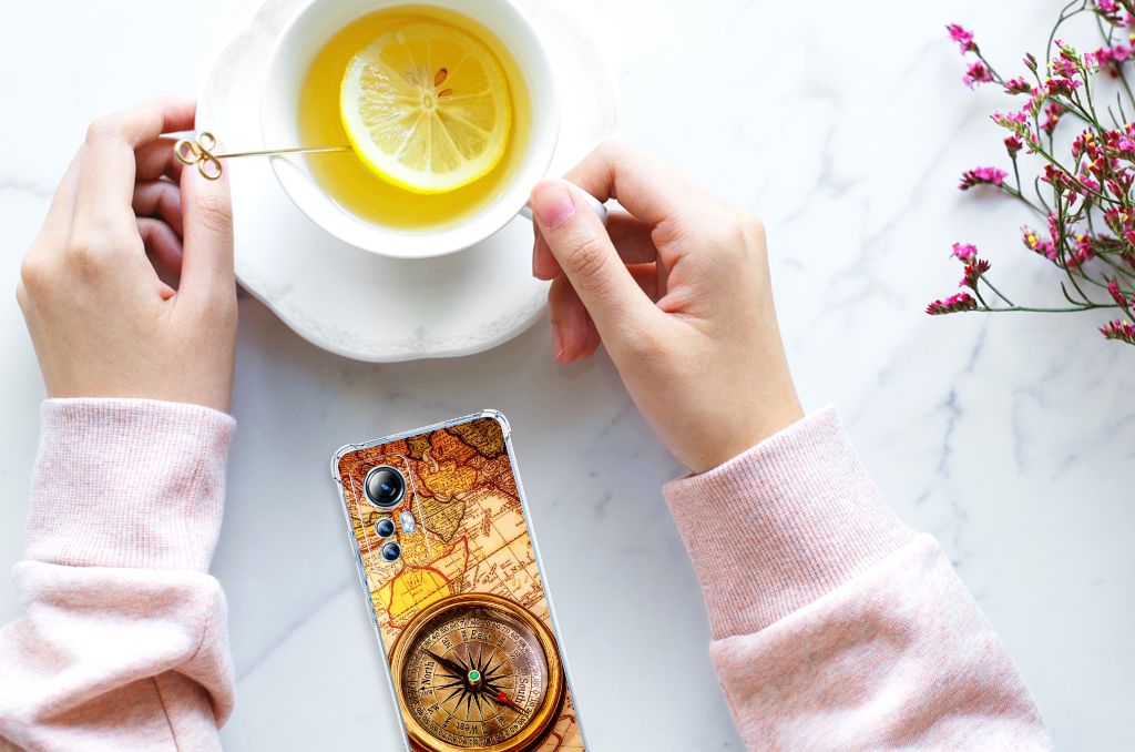 Xiaomi 12 Lite Telefoonhoesje met valbescherming Kompas B2C Telecom