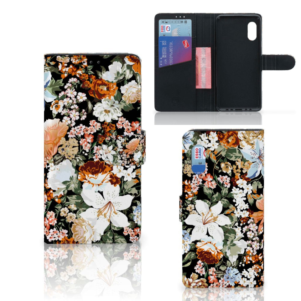 Hoesje voor Samsung Xcover Pro Dark Flowers