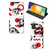 Mobiel BookCase Samsung Galaxy A03s Skull Red - B2C Telecom