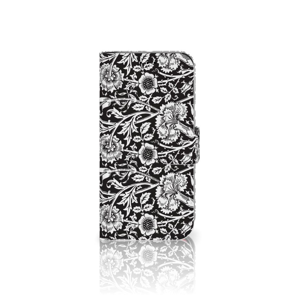 Apple iPhone X | Xs Hoesje Black Flowers