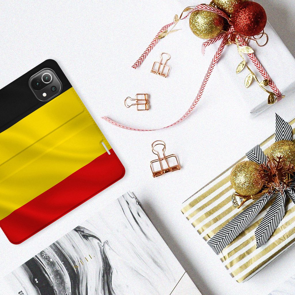 Xiaomi 11 Lite NE 5G | Mi 11 Lite Standcase Belgische Vlag - B2C Telecom