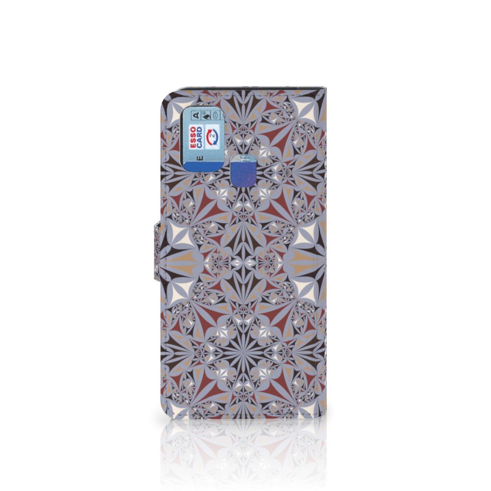Samsung Galaxy M31 Bookcase Flower Tiles