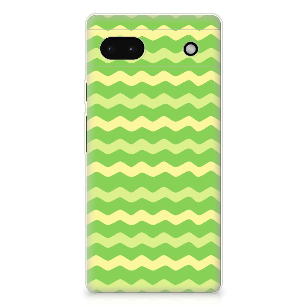 Google Pixel 6A TPU bumper Waves Green B2C Telecom
