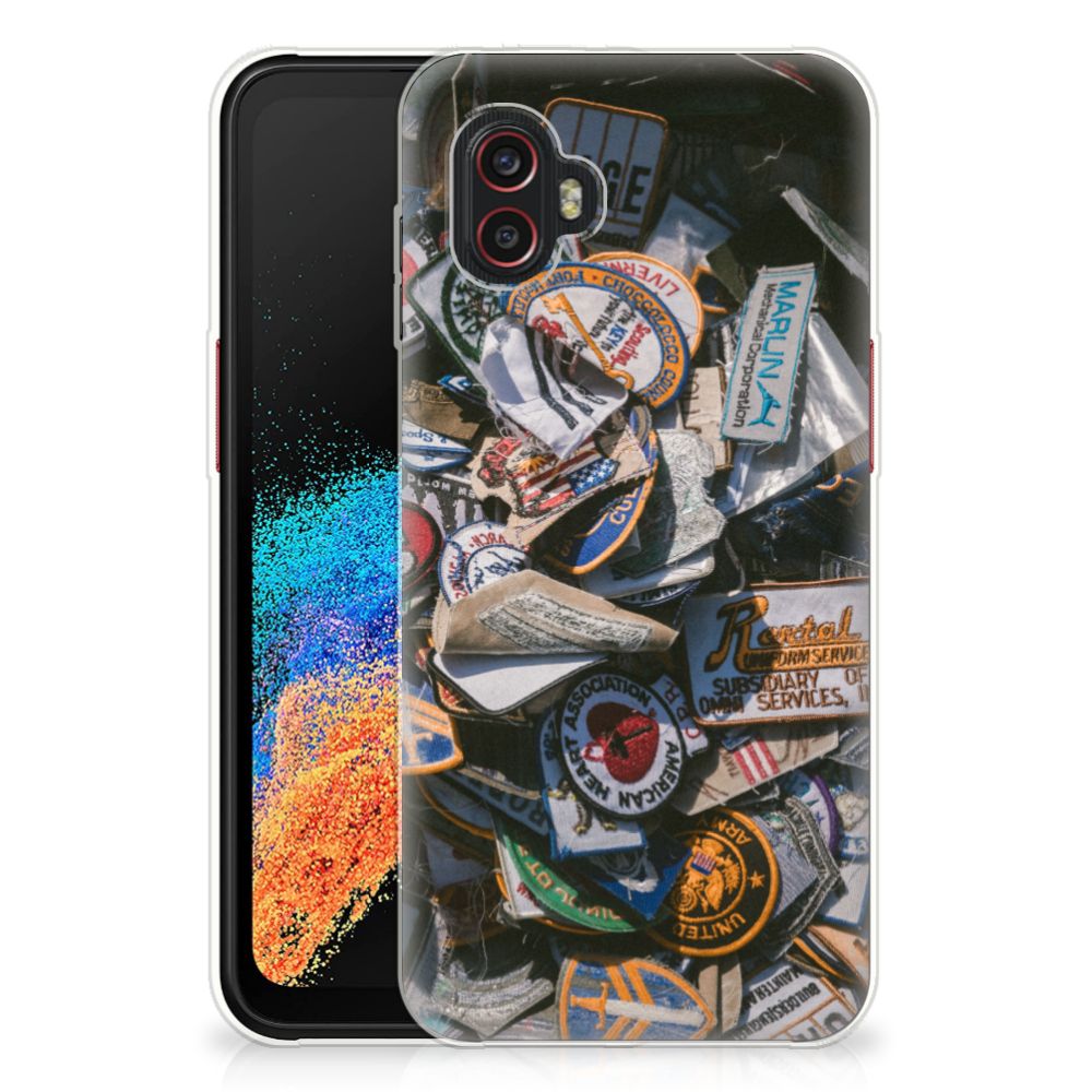 Samsung Galaxy Xcover 6 Pro Siliconen Hoesje met foto Badges B2C Telecom