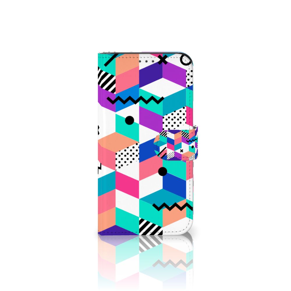 Samsung Galaxy Xcover 5 Book Case Blokken Kleurrijk