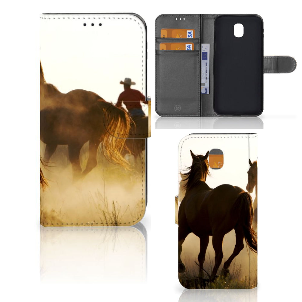 Samsung Galaxy J5 2017 Telefoonhoesje met Pasjes Design Cowboy