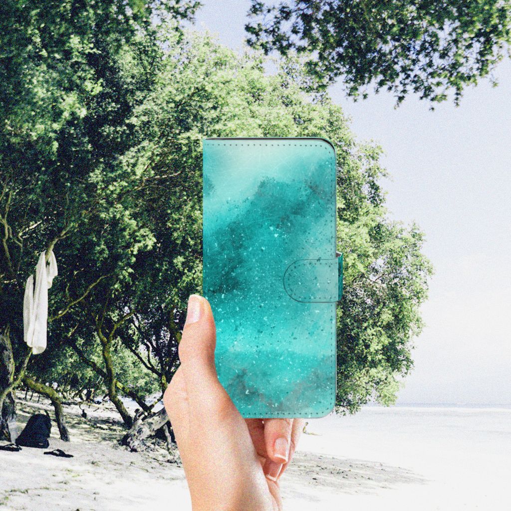 Hoesje Motorola Moto G32 Painting Blue