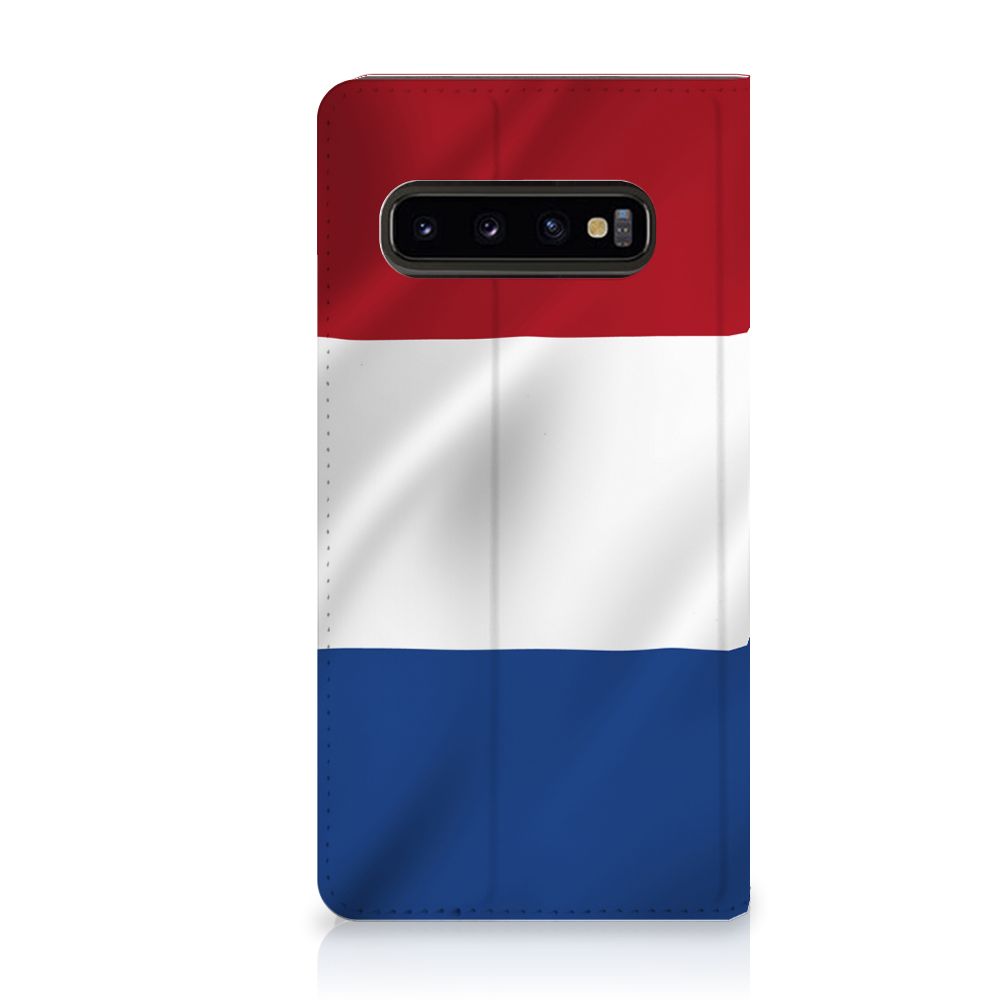 Samsung Galaxy S10 Standcase Nederlandse Vlag - B2C Telecom