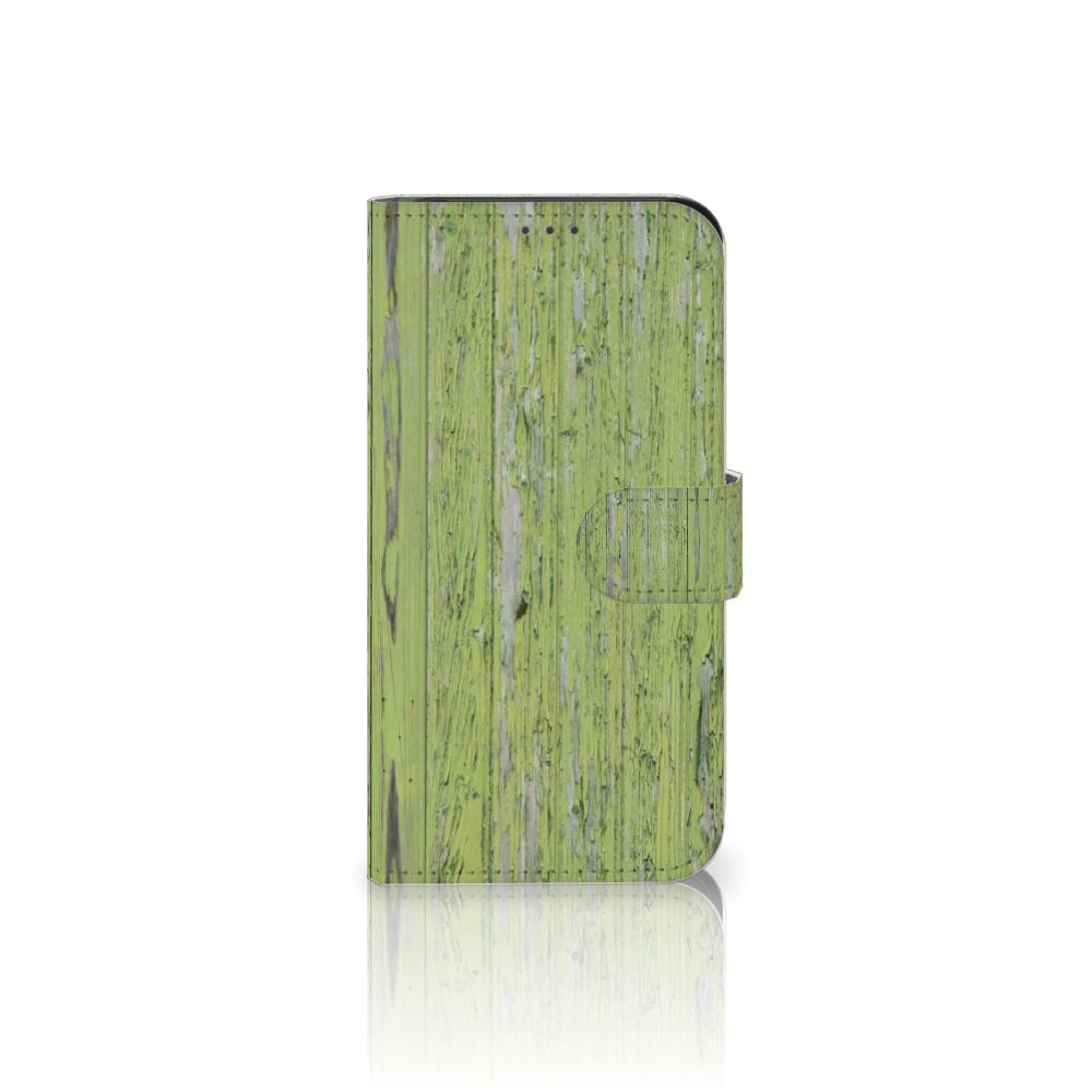 Samsung Galaxy Xcover 5 Book Style Case Green Wood