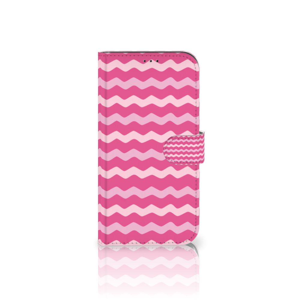 Apple iPhone 12 Pro Max Telefoon Hoesje Waves Pink