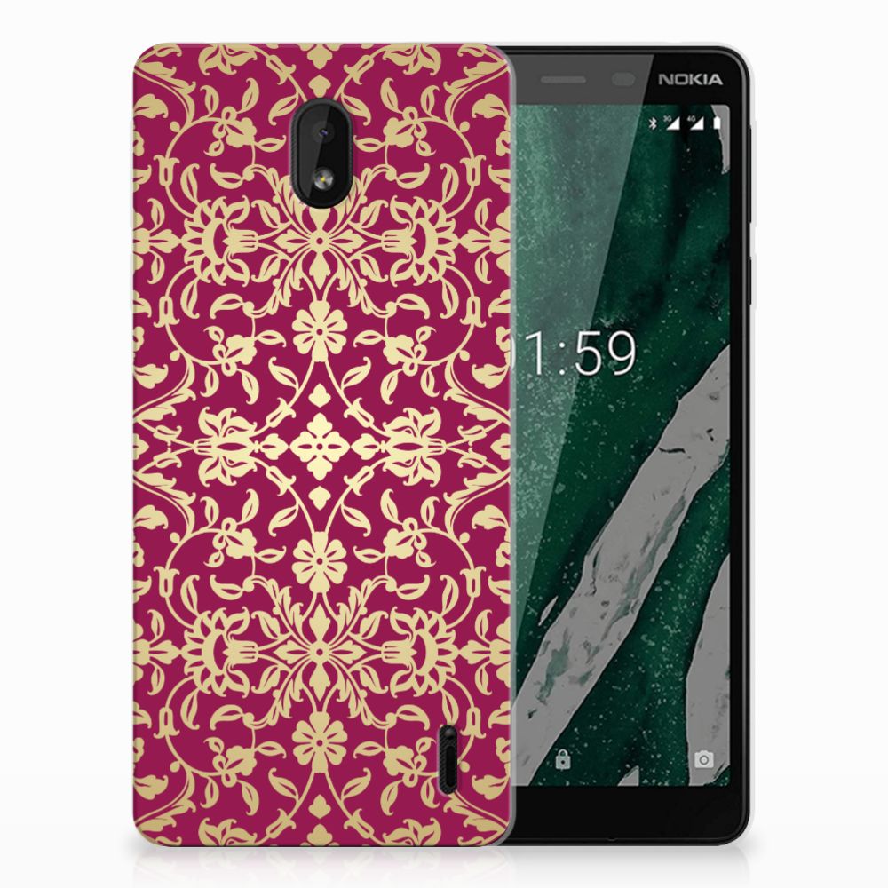 Siliconen Hoesje Nokia 1 Plus Barok Pink