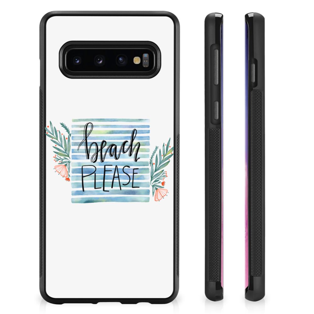 Samsung Galaxy S10+ Bumper Hoesje Boho Beach