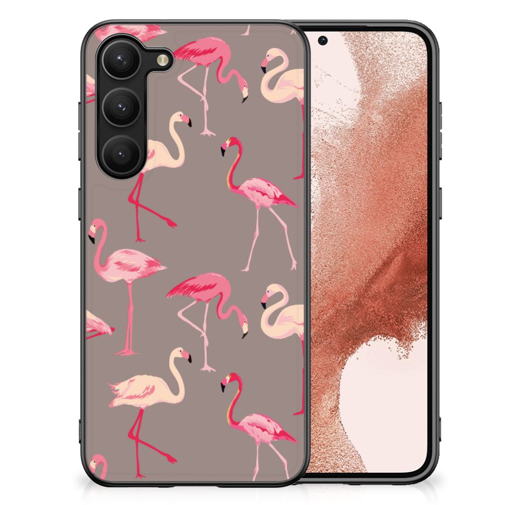 Samsung Galaxy S23 Plus Dierenprint Telefoonhoesje Flamingo B2C Telecom