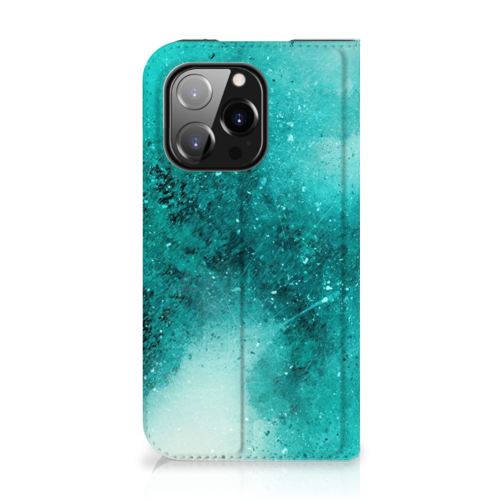 Bookcase iPhone 14 Pro Painting Blue