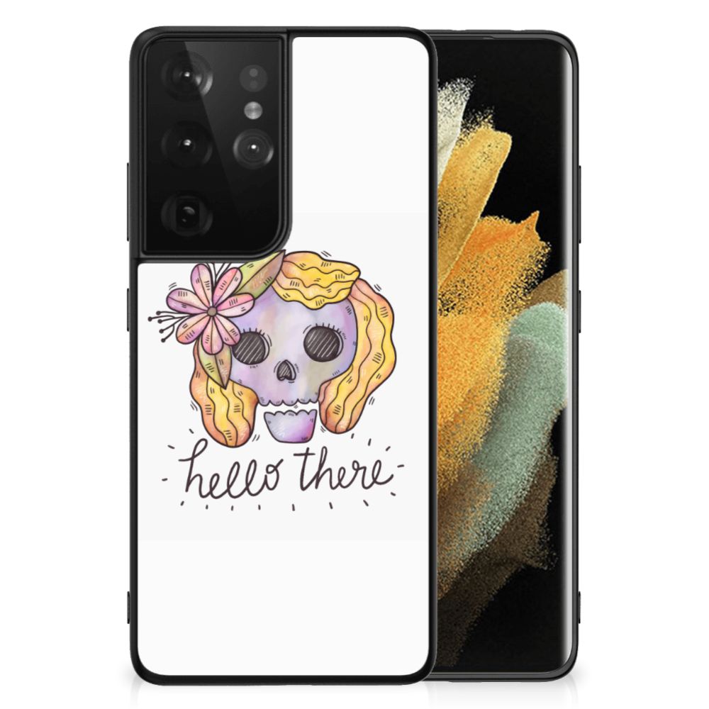 Telefoonhoesje Samsung Galaxy S21 Ultra Boho Skull