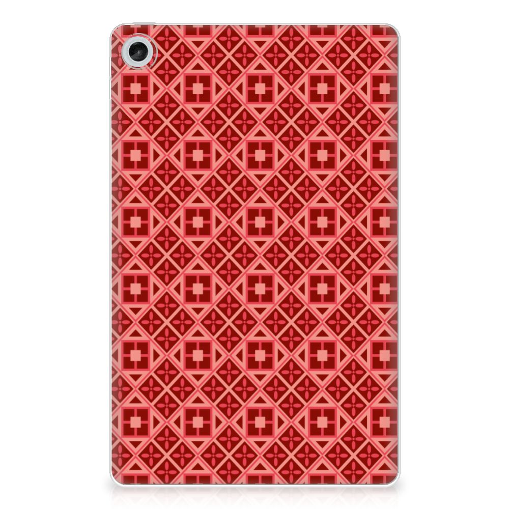 Lenovo Tab M10 Plus (3e generatie) Hippe Hoes Batik Rood - B2C Telecom