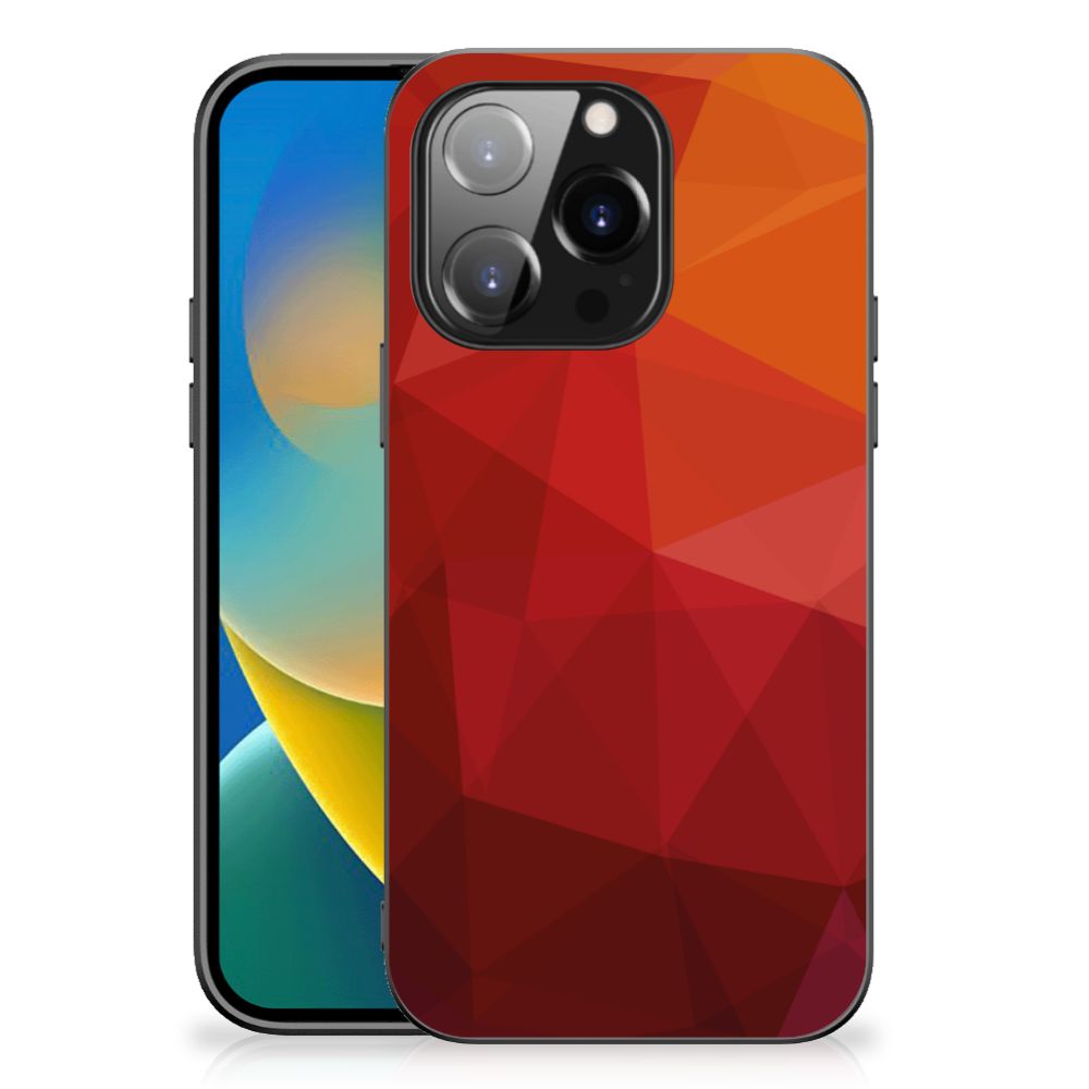 Backcover voor iPhone 14 Pro Polygon Red B2C Telecom