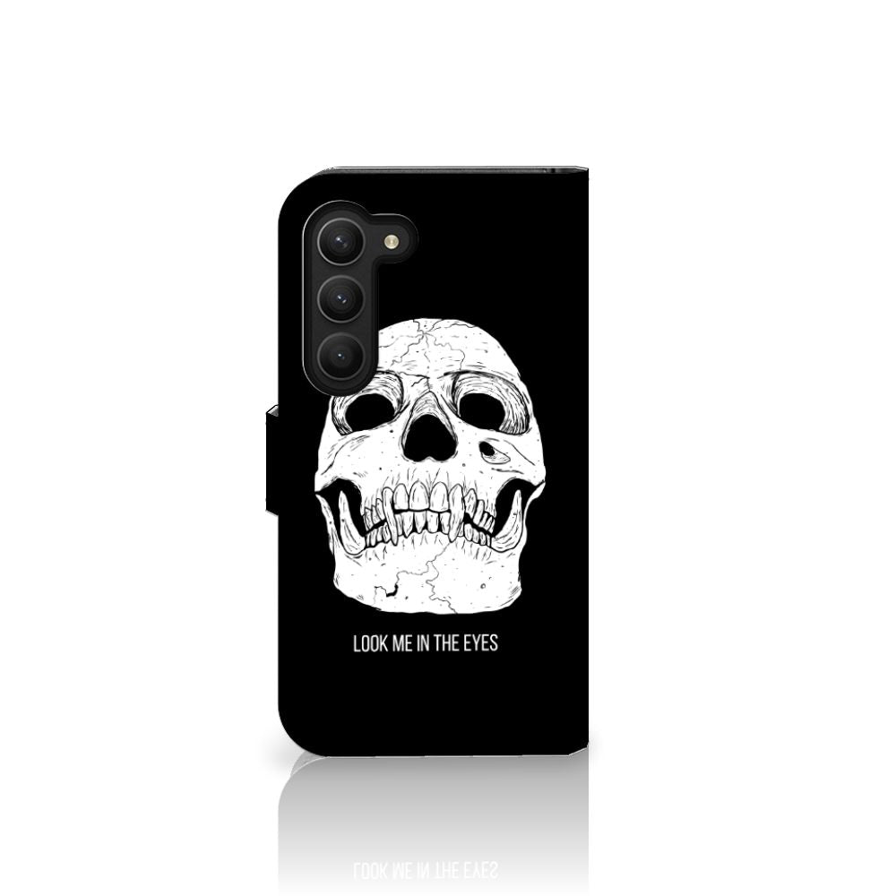 Telefoonhoesje met Naam Samsung Galaxy S23 Skull Eyes