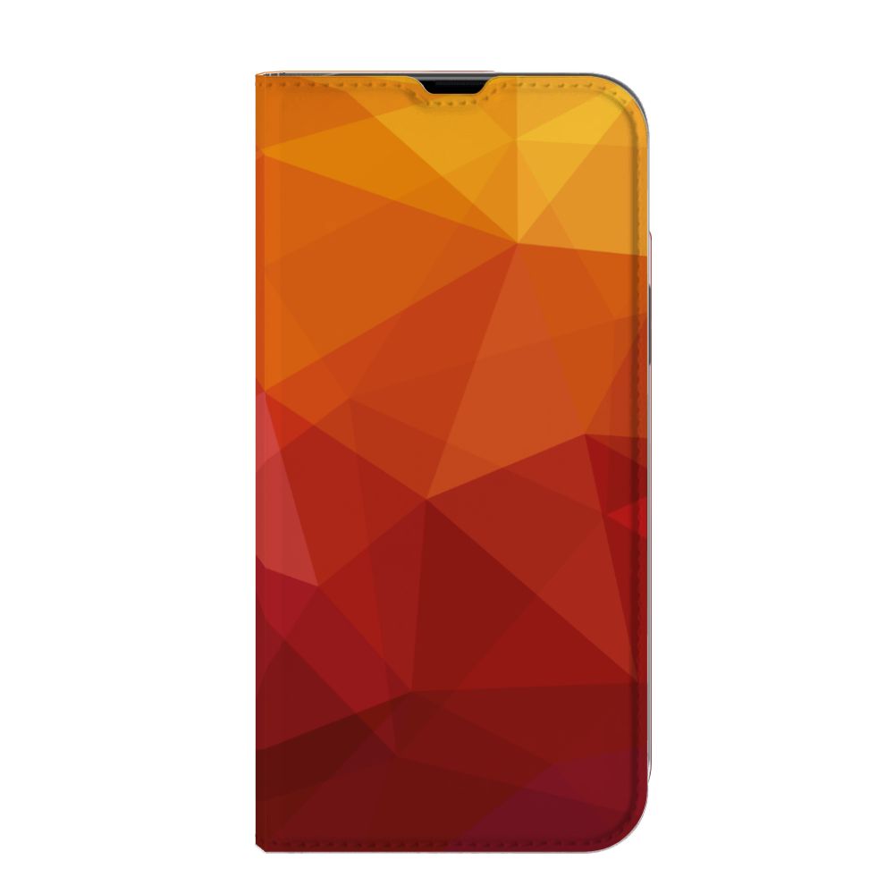 Stand Case voor iPhone 13 Pro Max Polygon Red - B2C Telecom