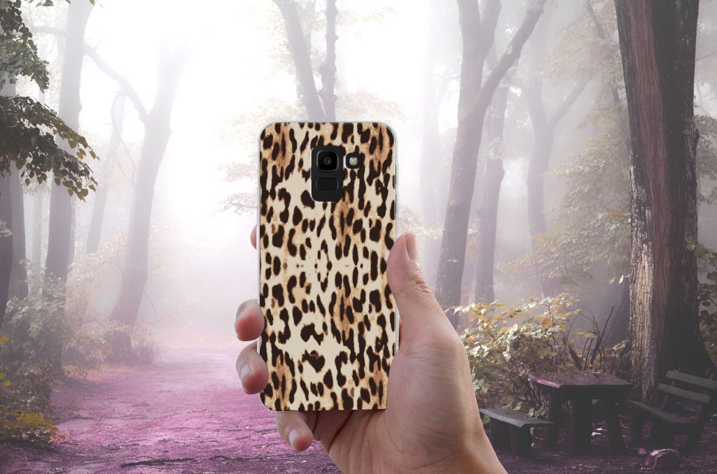 Samsung Galaxy J6 2018 TPU Hoesje Leopard