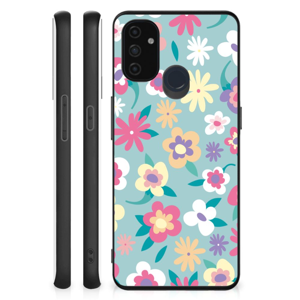 OnePlus Nord N100 Bloemen Hoesje Flower Power