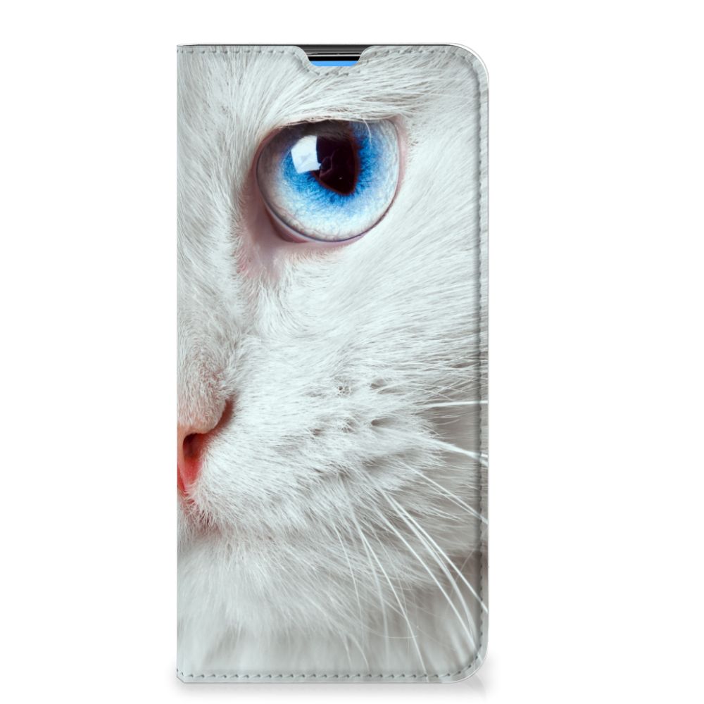 Xiaomi Mi 10T | 10T Pro Hoesje maken Witte Kat - B2C Telecom
