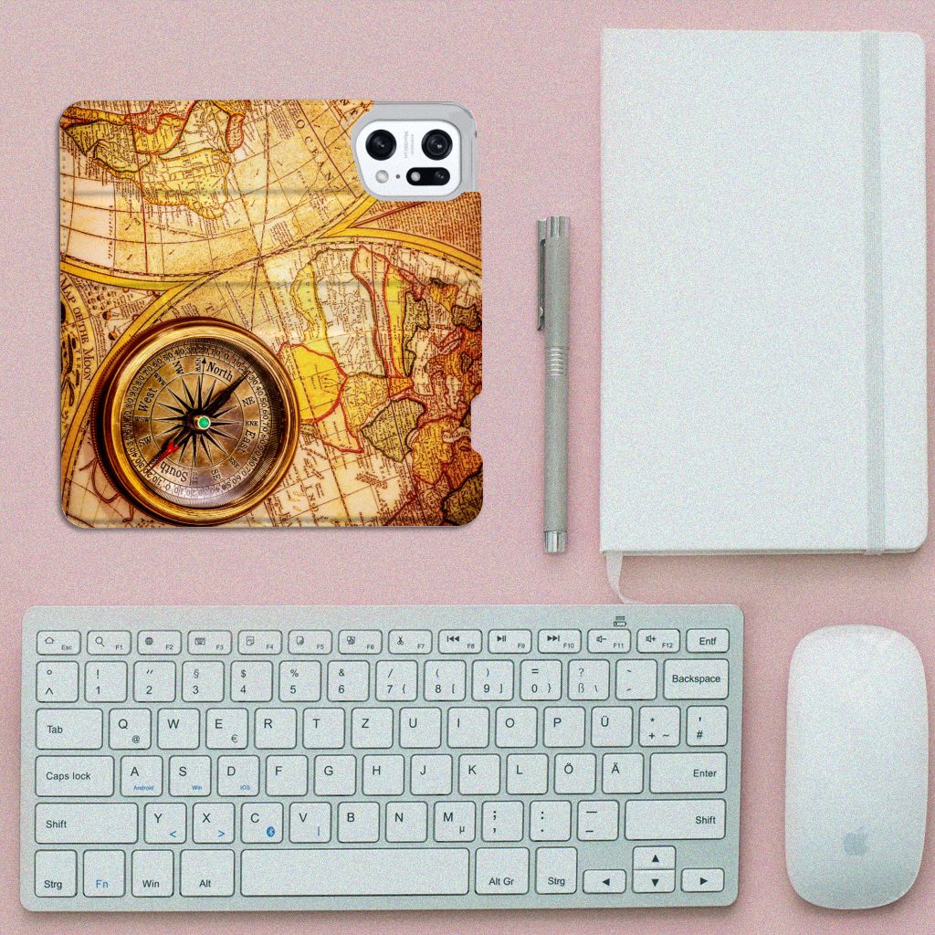 OPPO Find X5 Pro Book Cover Kompas - B2C Telecom