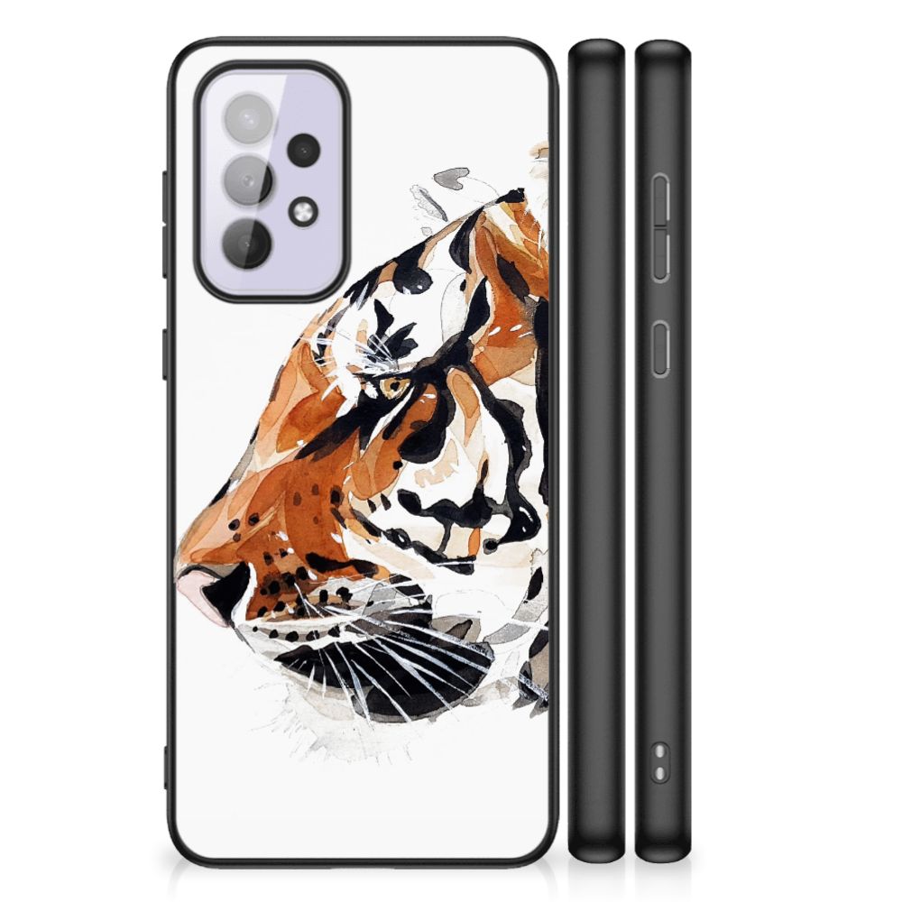 Kleurrijke Telefoonhoesje Samsung Galaxy A33 5G Watercolor Tiger B2C Telecom