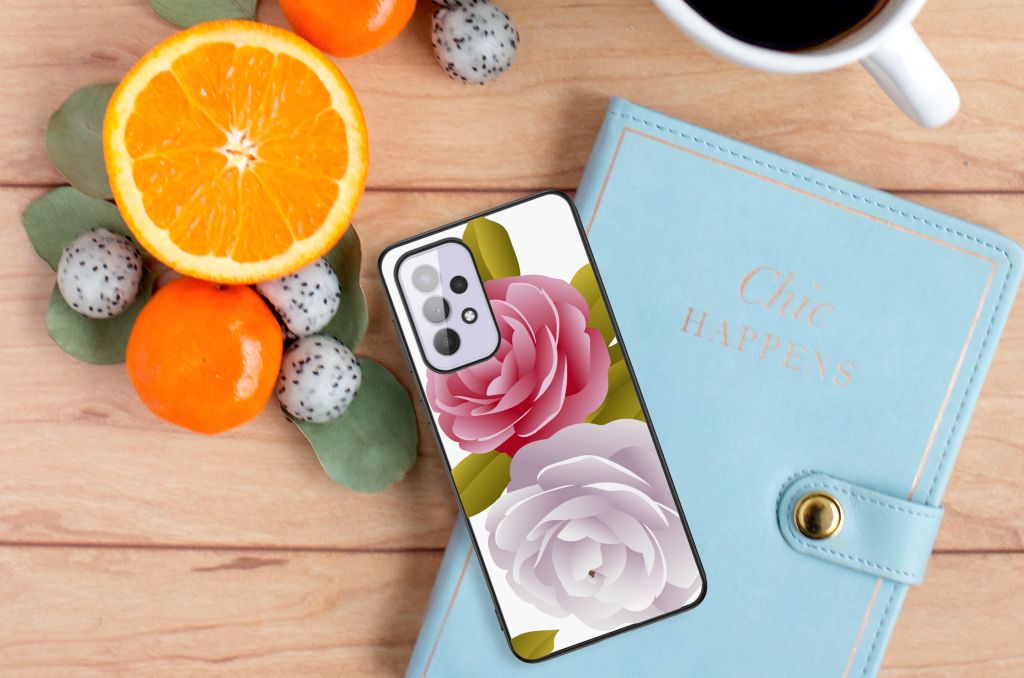 Samsung Galaxy A33 5G Bloemen Hoesje Roses B2C Telecom