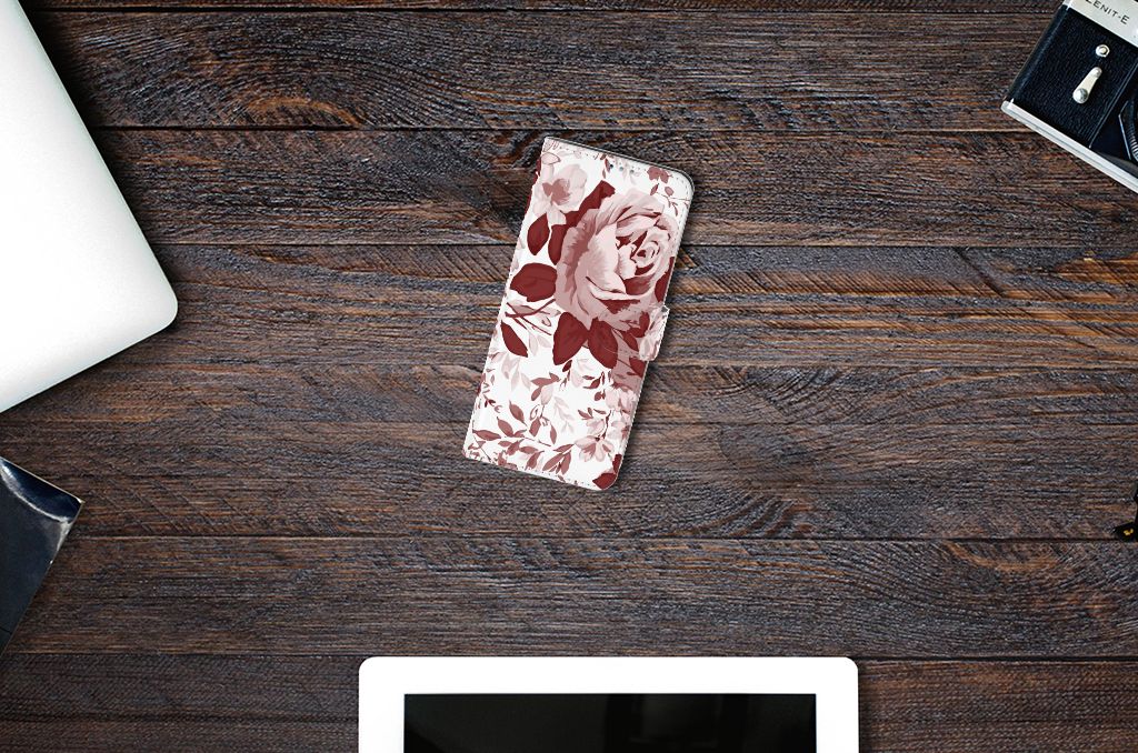 Hoesje Motorola Moto G9 Plus Watercolor Flowers