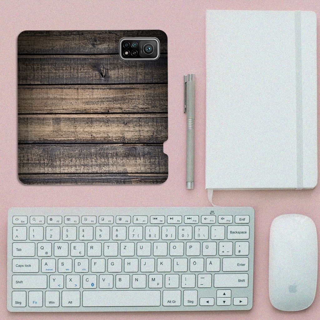 Xiaomi Mi 10T | 10T Pro Book Wallet Case Steigerhout - B2C Telecom