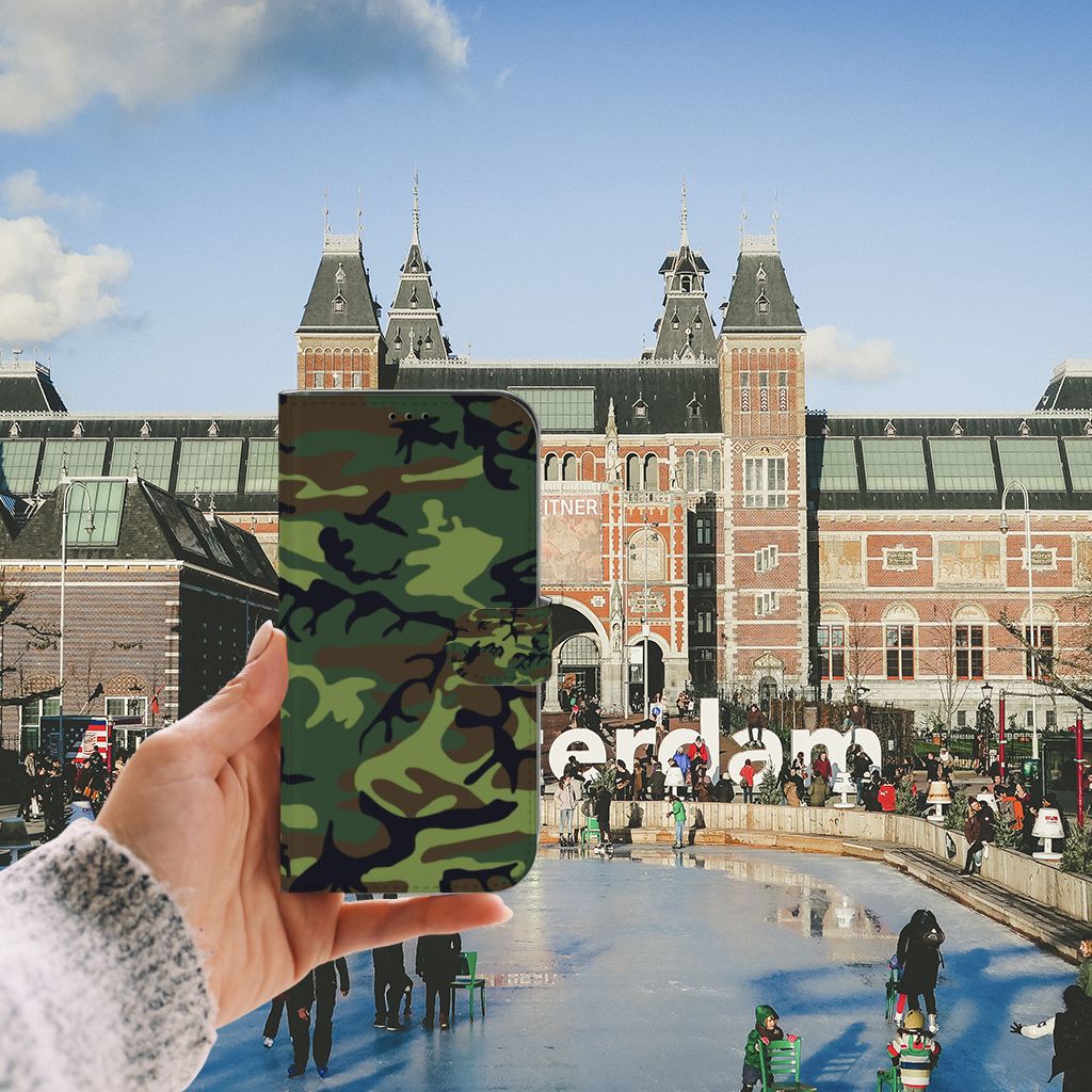 iPhone 13 Pro Max Telefoon Hoesje Army Dark