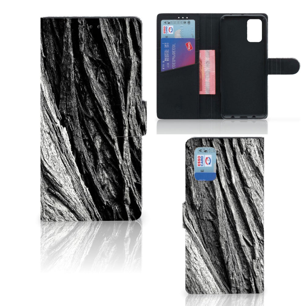 Book Style Case Samsung Galaxy A02s | M02s Boomschors Grijs