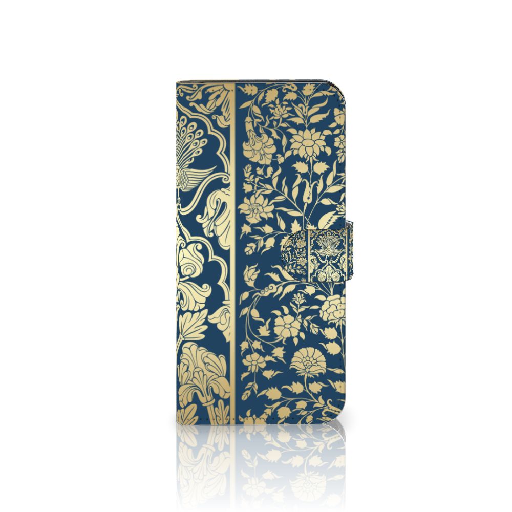 Motorola Moto E13 4G Hoesje Beige Flowers