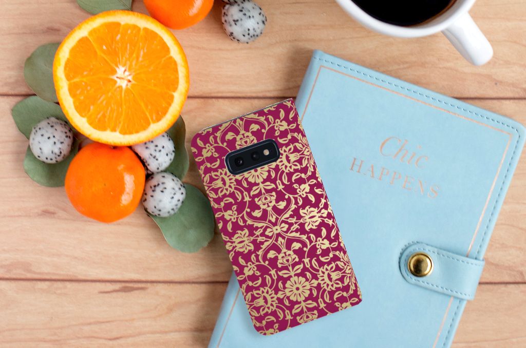 Telefoon Hoesje Samsung Galaxy S10e Barok Pink
