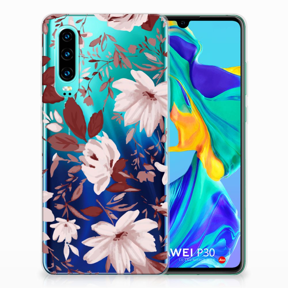 Hoesje maken Huawei P30 Watercolor Flowers