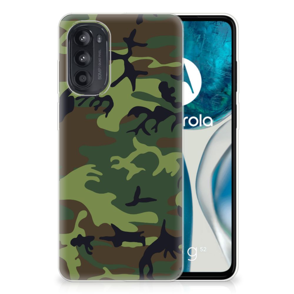 Motorola Moto G52/G82 TPU bumper Army Dark