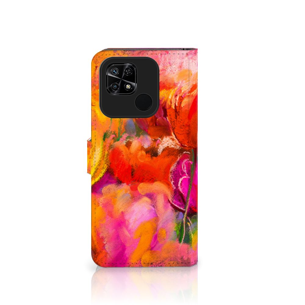 Hoesje Xiaomi Redmi 10C Tulips