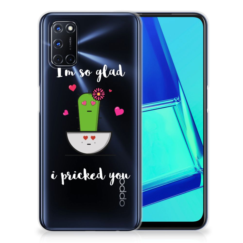 OPPO A52 | A72 Telefoonhoesje met Naam Cactus Glad B2C Telecom