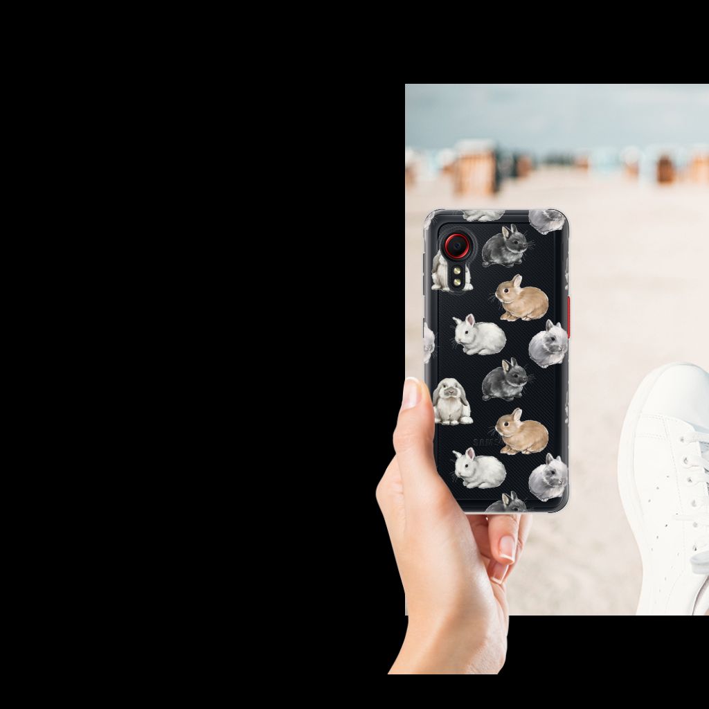 Skin Case voor Samsung Galaxy S10 Flowers Blue B2C Telecom