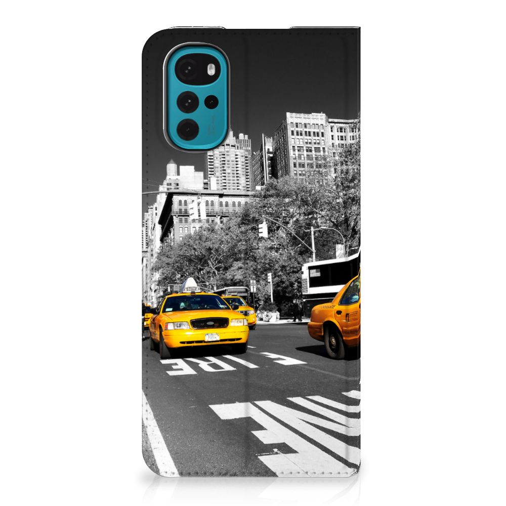 Motorola Moto G22 Book Cover New York Taxi - B2C Telecom