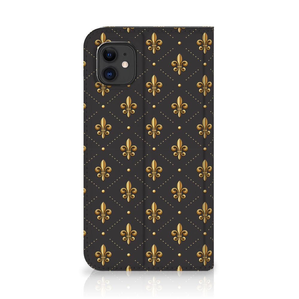 Apple iPhone 11 Hoesje met Magneet Franse Lelie
