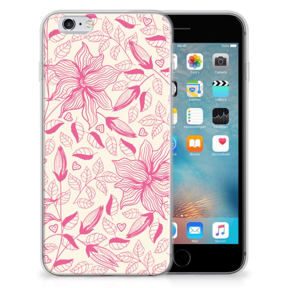 Apple iPhone 6 | 6s TPU Case Pink Flowers