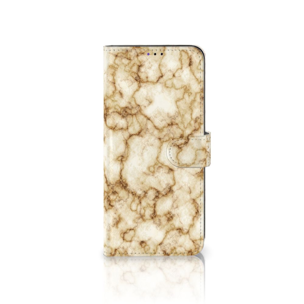 Samsung Galaxy A22 5G Bookcase Marmer Goud