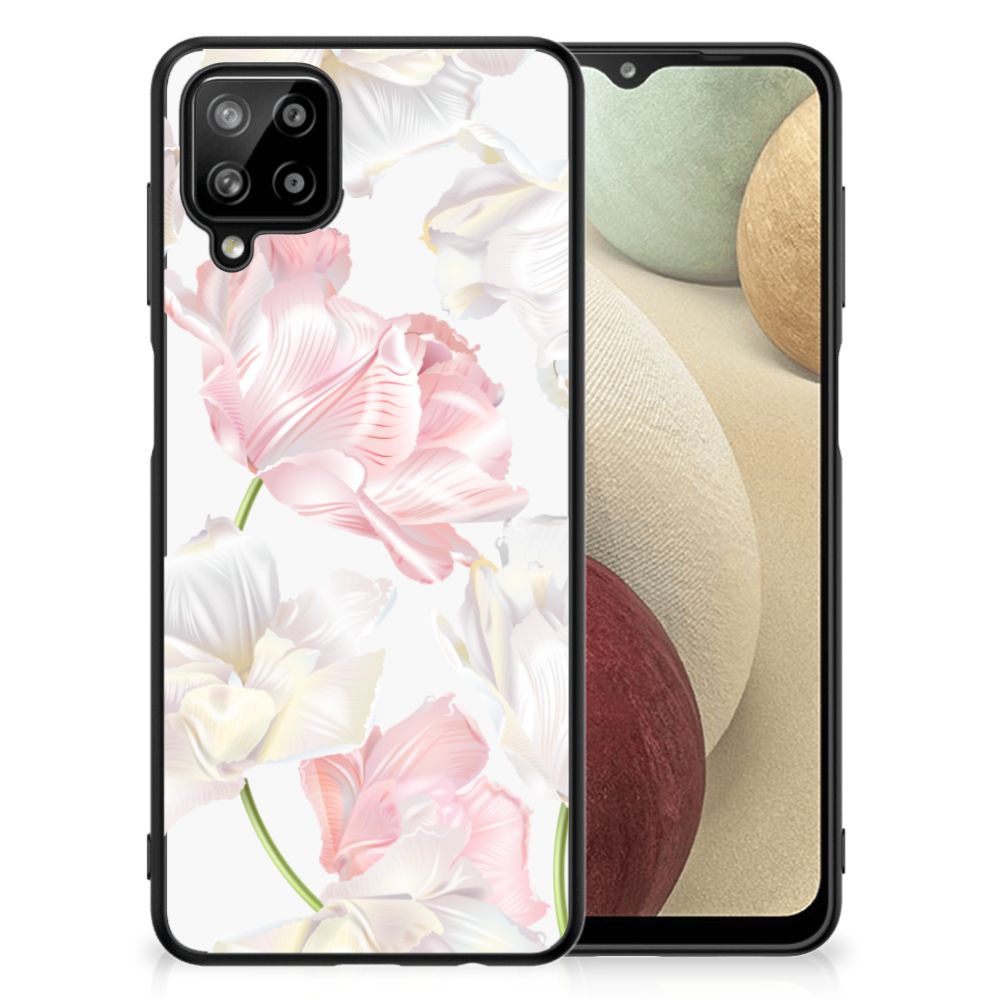 Samsung Galaxy A12 Bloemen Hoesje Lovely Flowers