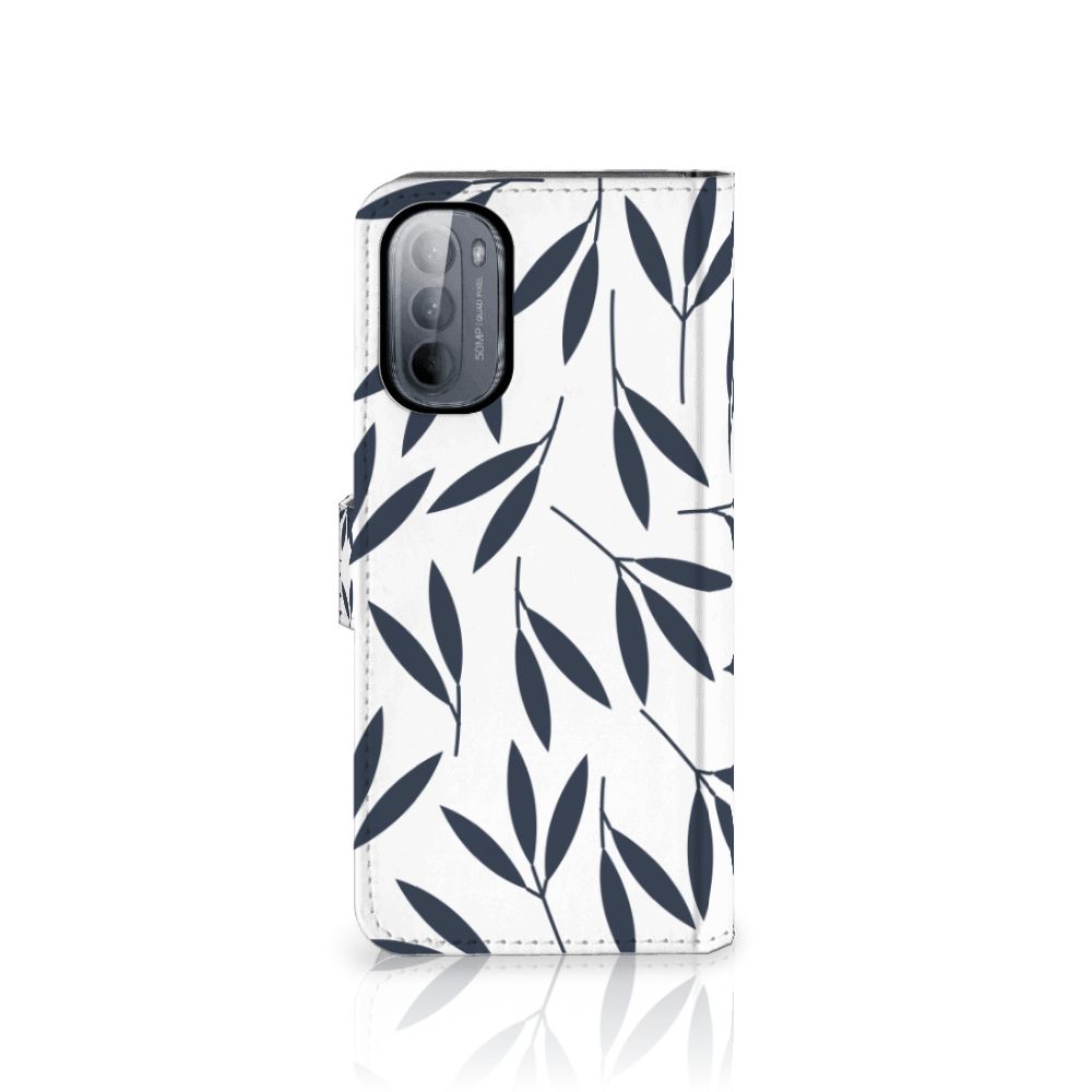 Motorola Moto G31 | G41 Hoesje Leaves Blue
