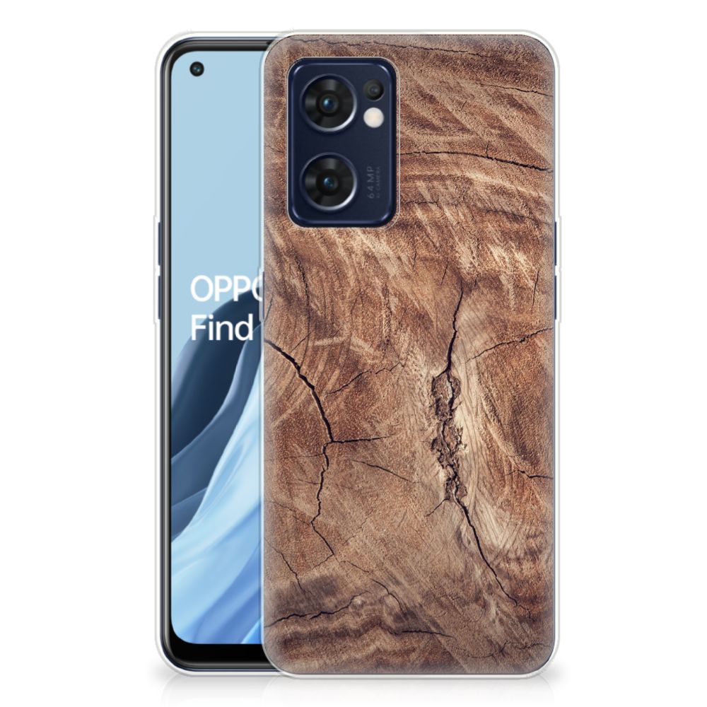 OPPO Reno 7 5G | Find X5 Lite Bumper Hoesje Tree Trunk