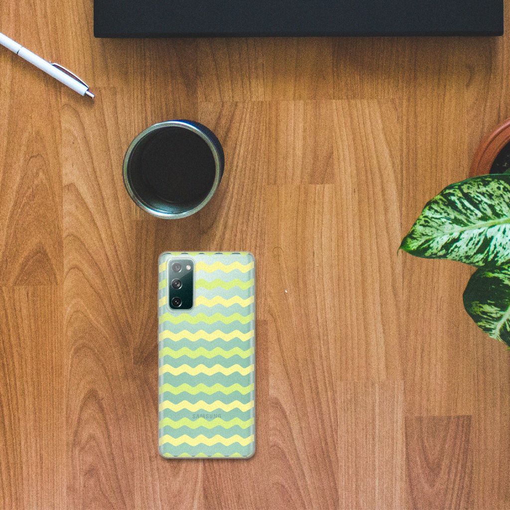 Samsung Galaxy S20 FE TPU bumper Waves Yellow B2C Telecom