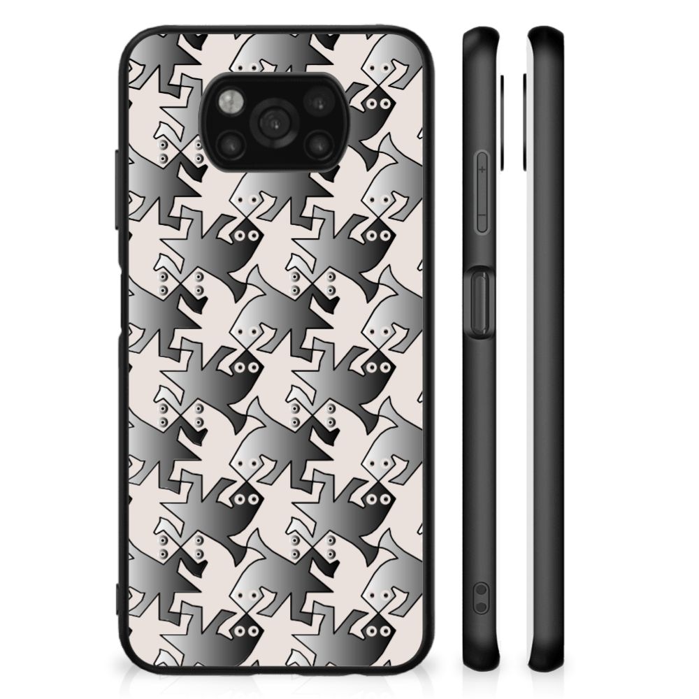 Xiaomi Poco X3 | X3 Pro Dierenprint Telefoonhoesje Salamander Grey