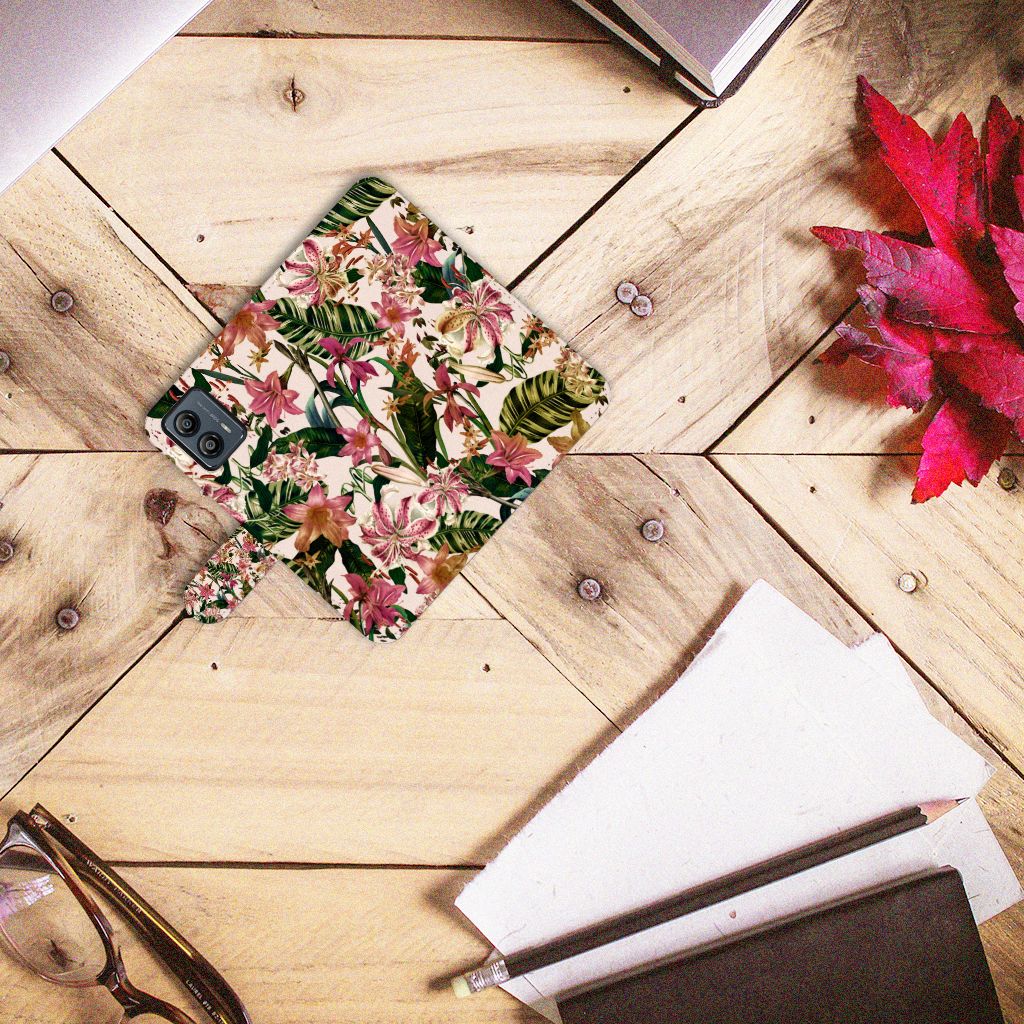 Motorola Moto G53 Hoesje Flowers